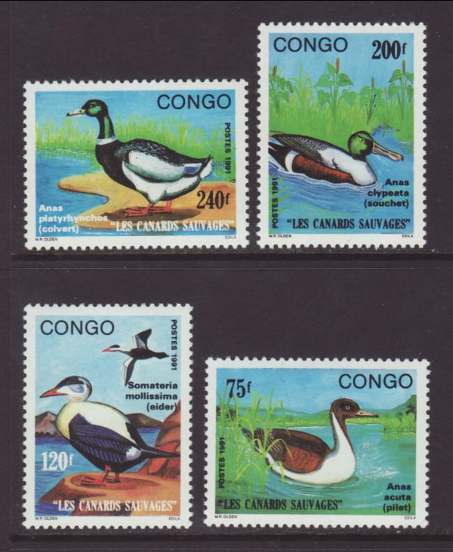 Congo 915-918 Ducks MNH VF