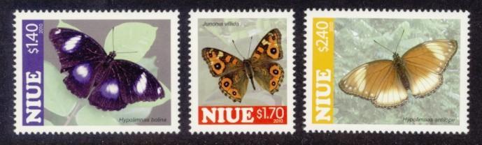 Niue Sc# 856-8 MNH Butterflies