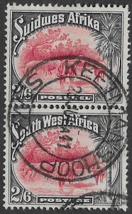 South West Africa 149    1942  2sh 6   pair  fine used