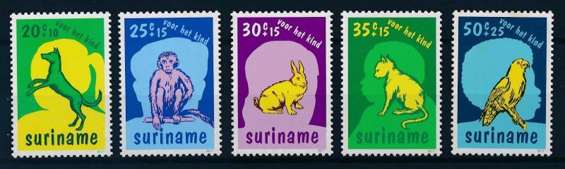 [SU 102] Suriname 1977 Child Welfare, Voor het Kind - Animals  MNH