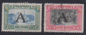 Colombia - 1950 - SC C196-97 - Used
