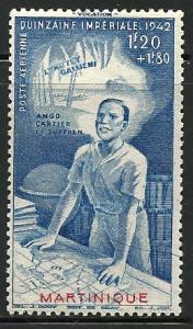 Martinique # CB3, Mint Hinge