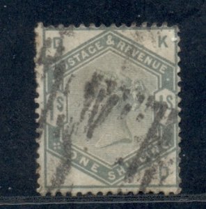 GB 1883-84 1/- green FU