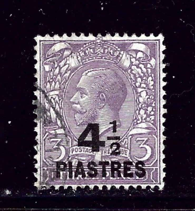 Great Britain-offices in Turkey 58 Used 1921 overprint issue