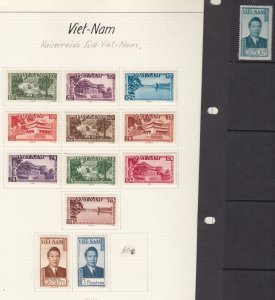 VIETNAM 1951 Independent State complete set of 13 - 3595