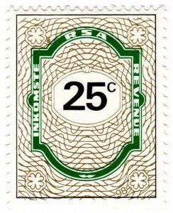 (I.B) South Africa Revenue : Duty Stamp 25c
