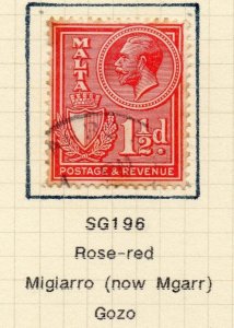 Malta 1930 Early Issue Fine Used 1.5d. NW-156951