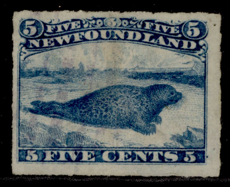 CANADA - Newfoundland QV SG43, 5c blue, USED.