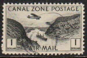 Canal Zone Sc #C14 Used