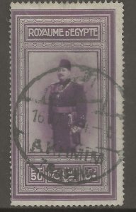 Egypt 114  1926  50 fine used