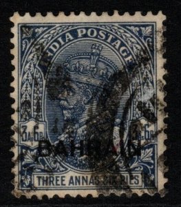 BAHRAIN SG8 1933 3a6p ULTRAMARINE USED