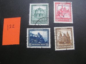 Germany 1931 USED  SC B38-41 SET XF 140 EUROS (122)