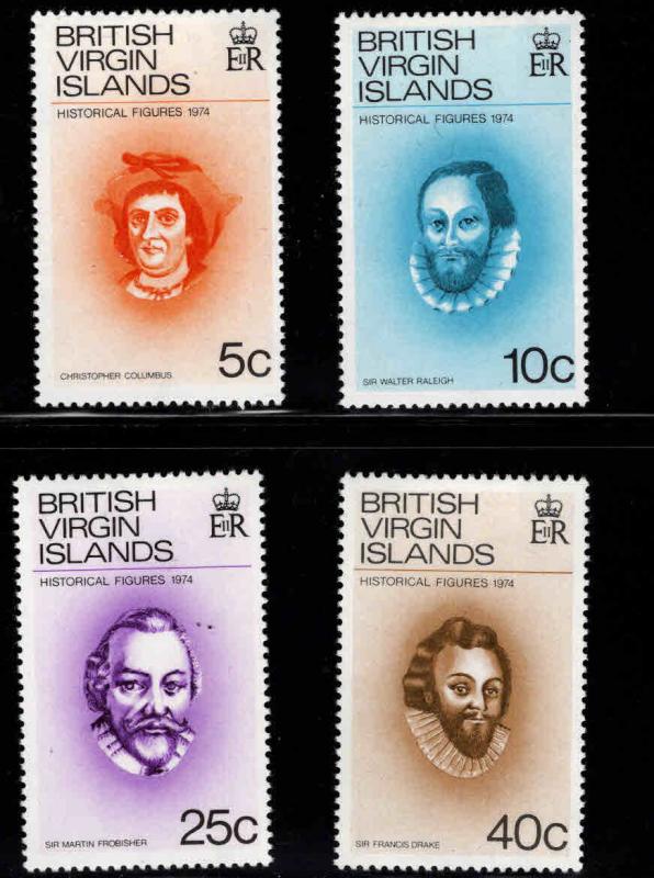 British Virgin Islands  Scott 270-273 MH* set