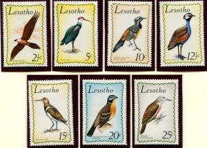 Lesotho SC# 105-111 African Birds, set of 7 MNH