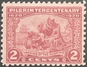 Scott #549 1920 2¢ Pilgrim Tercentenary Landing of the Pilgrims MNH OG