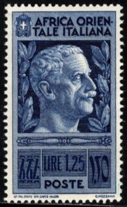 1938 Italian East Africa Scott #- 13 1.25 Lire Victor Emmanuel III Unused