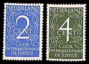 Netherlands 1950, On service 2v, MNH