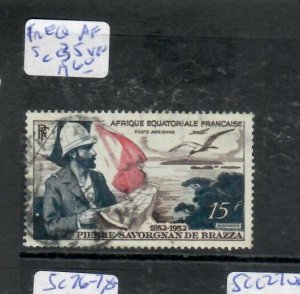 FRENCH EQUATORIAL AFRICA    SC 35   VFU    P0522H