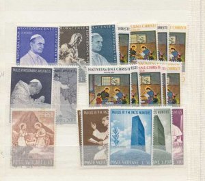 Vatican Early/Mid MNH MH Used Collection Religion (Apx 200) DW202