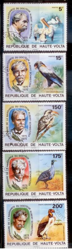 Upper Volta 1975 SC# 368-9,C216-8 CTO L282-3