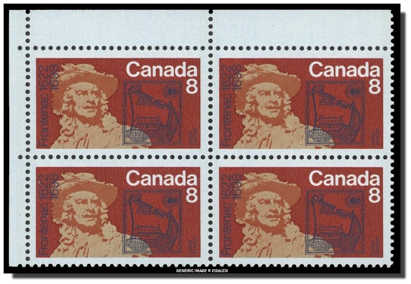 Canada - 561p GT2(OP4) UL MNH - Frontenac (1972) 8¢  CV 7.50$