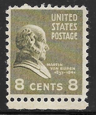 USA 813: 8c Van Buren, MNH, F-VF