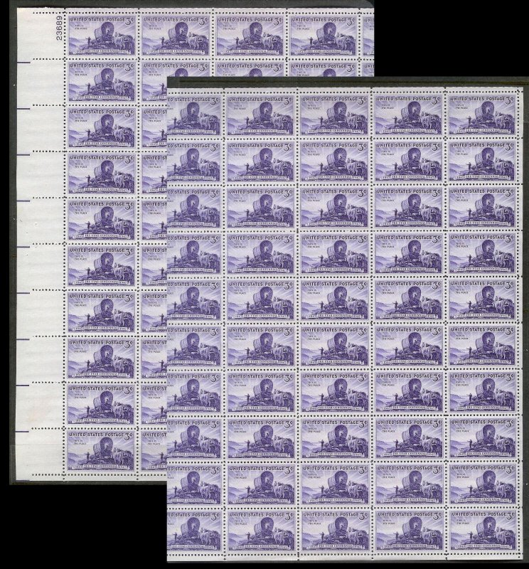 UNITED STATES (50) Complete Sheets Stamps ALL Mint Never Hinged FV=$99+