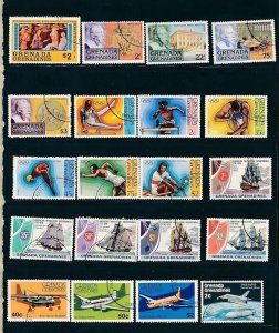 D396273 Grenada Grenadines Nice selection of VFU Used stamps