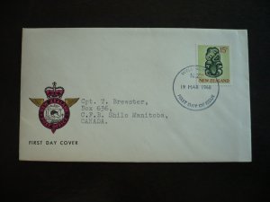 Postal History - New Zealand - Scott# 395 - First Day Cover