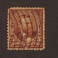 #270 Used VF 5c chocolate Grant 1895 Issue  