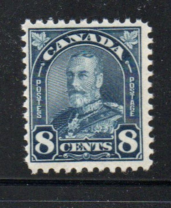 Canada Sc 171 19308c Dark blue George V arch issue stamp mint NH