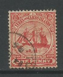 Turks & Caicos Isl.    #11  Used  (1905)  c.v. $0.55