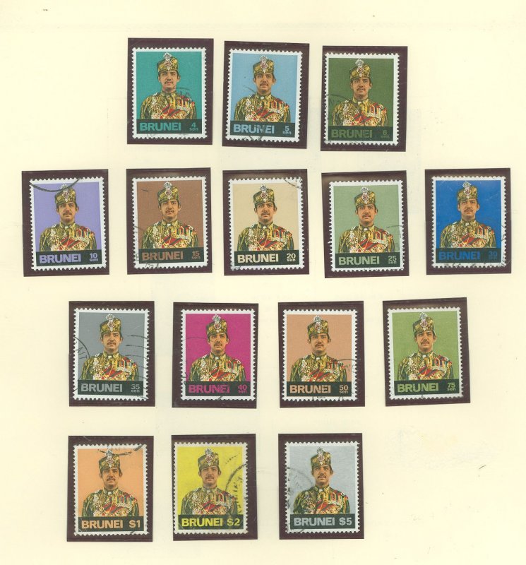 Brunei #194-208  Multiple