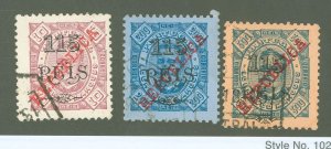 Lourenco Marques #132-134 Used Multiple