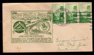 #740 - Society of Philatelic Americans Cover