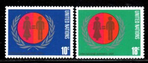 United Nations, NY Hdqtrs ~ # 258-59 ~ Mint, NH