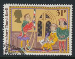 Great Britain  SG 1345 SC# 1166 Used / FU with First Day Cancel - Christmas 1986