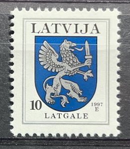 (668) LATVIA 1997 : Sc# 368a LATGALE 1997 MUNICIPAL ARMS - MNH VF