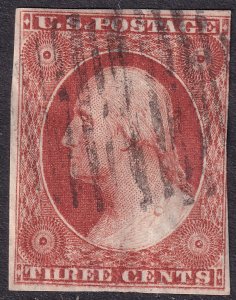 #11 Used, F-VF, 3 1/2 margins (CV $17.5 - ID37182) - Joseph Luft