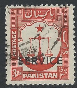 Pakistan 1953 - 3p Official - SGO35 used