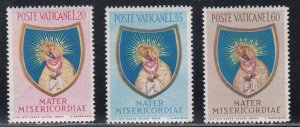 Vatican City # 189-191, Madonna of the Gate of Dawn, Mint NH, 1/2 Cat.