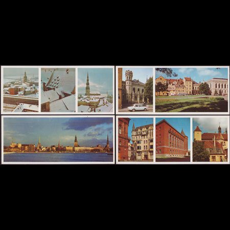 LATVIA 1992 - Postcards-Riga Views Set of 4