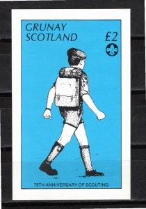 Grunay, Scotland 1982 MNH 2# souvenir sheet
