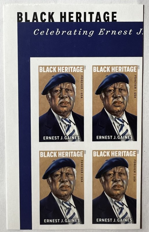 US 5753a Imperf. UL Block of 4 Black Heritage