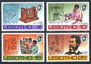 Lesotho 217-220,MNH.Michel 217-220. Telephone-100,1975.Alexander Graham Bell.