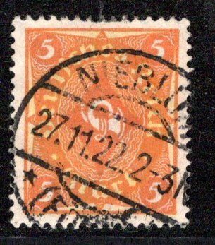 Germany Reich Scott # 180, used, Mi # 205W, exp h/s