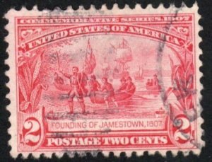 SC# 329 - (2c) - Founding of Jamestown - Used Single