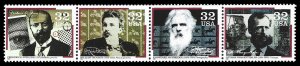 PCBstamps   US #3061/3064a Strip $1.28(4x32c)Pioneers o Communication, MNH, (3)