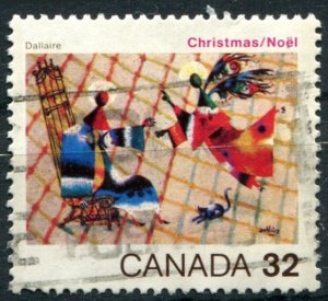 Canada Sc#1040 Used, 32c multi, Christmas (1984), Religious Paintings (1984)