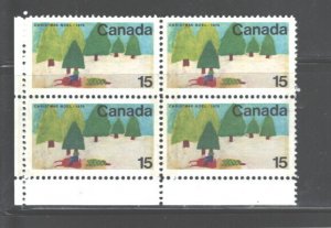 CANADA 1970 'CHRISTMAS #530p W2B COMMERCIAL P.B. LL, MNH PAY IN Cnd. $$.